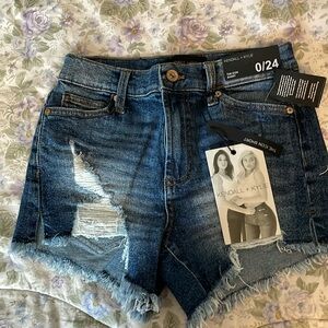 Kendall and Kylie Distressed jean Shorts sz. 24